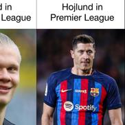 Hojlund, comparat cu Lewandowski în meciurile de Premier League. Polonezul nu a mai marcat de 6 meciuri