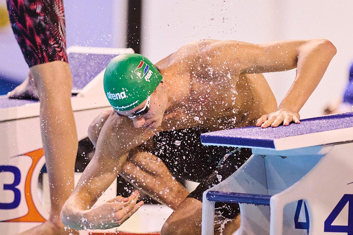 FOTO David Popovici, primul loc în finala de la 100m liber la Campionatele Naționale în bazin scurt