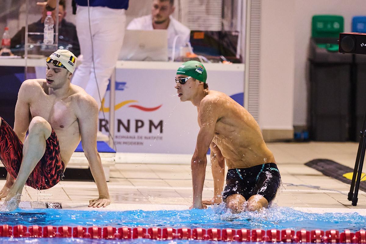 David Popovici, primul loc în finala de la 100 m liber la Campionatele Naționale în bazin scurt. E din nou campion național!