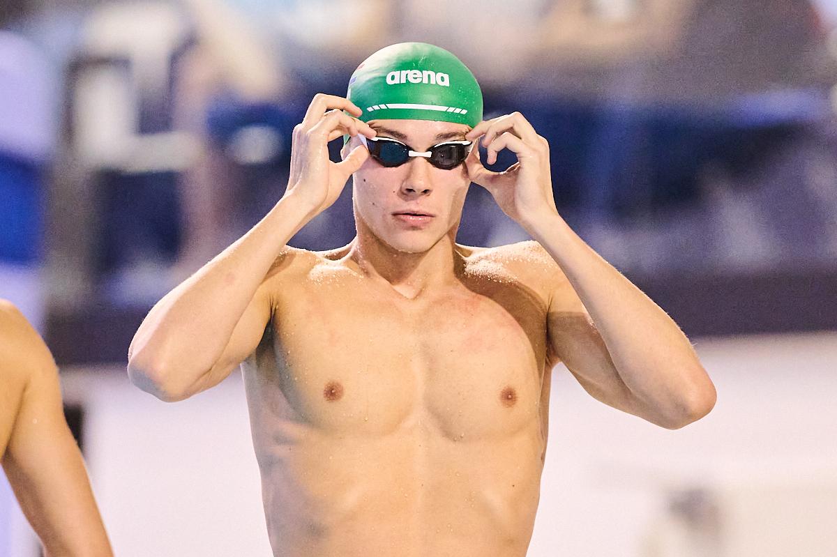 FOTO David Popovici, primul loc în finala de la 100m liber la Campionatele Naționale în bazin scurt