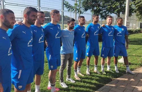 Jucătorii israelieni, în cantonamentul de la Shefayim