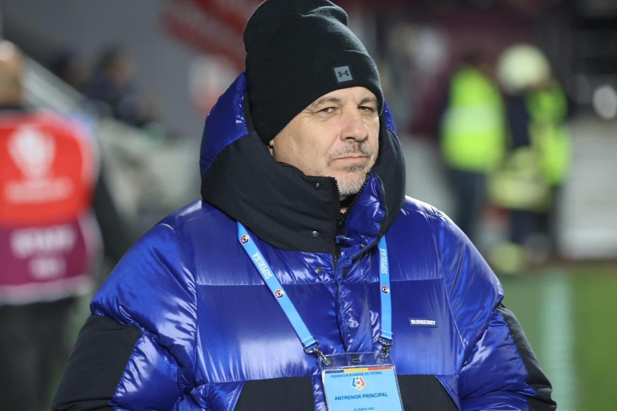 Accesoriul cu care Marius Șumudică a venit la Rapid - UTA: „E un cadou”