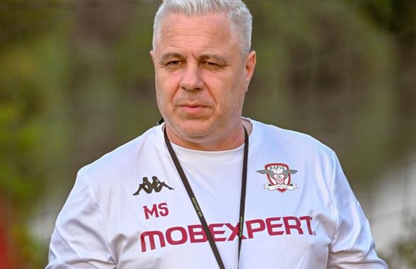 Marius Șumudică pune pariu pe jucătorul Rapidului: „Va fi titularul naționalei. E în ascensiune, de când lucrez cu el”