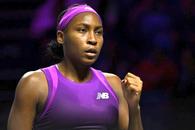 Finală fără lider » Coco Gauff și Qinwen Zheng luptă pentru trofeul de la WTA Finals