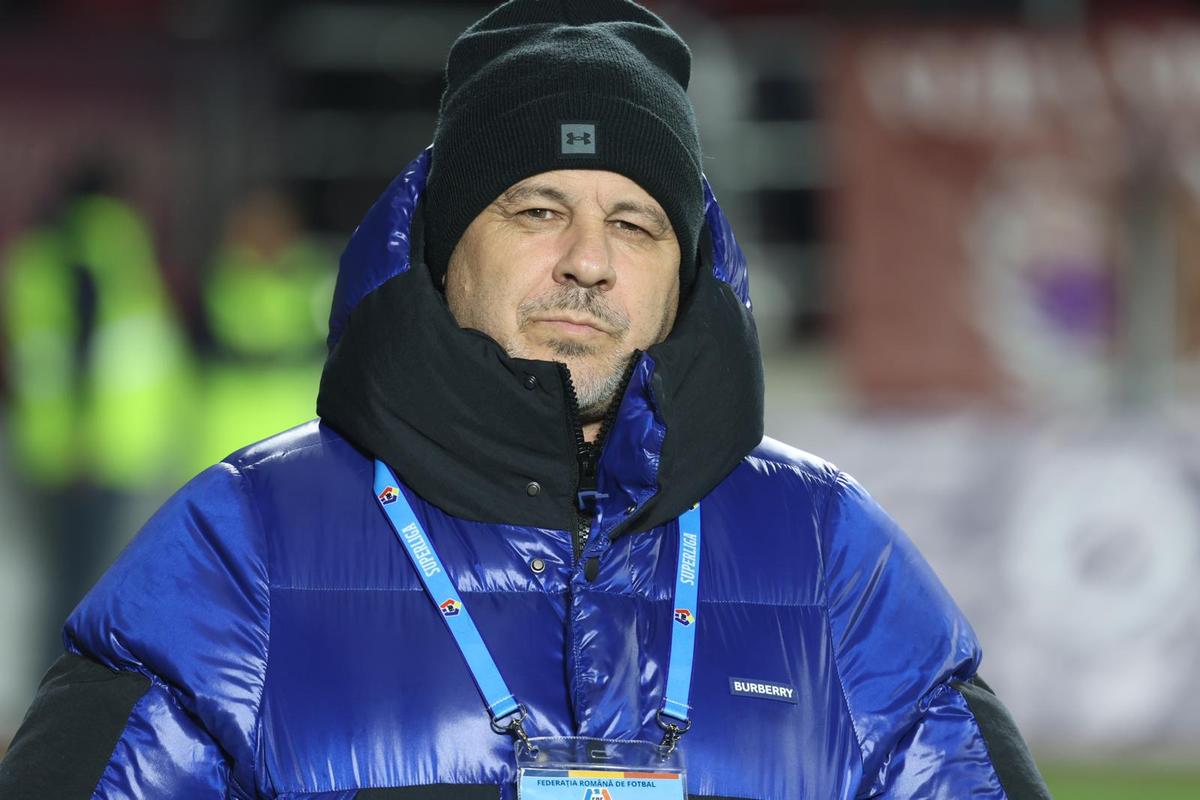 Marius Șumudică, la Rapid - UTA // FOTO: GSP