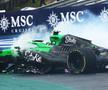 Accident înfiorător în F1! La 339 de km/h, mașina a fost făcută zob!