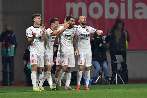 Aurelian Chițu a marcat pentru 2-1 în Hermannstadt - FCSB // foto: Cristi Preda (GSP.ro)