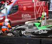 Accident înfiorător în F1! La 339 de km/h, mașina a fost făcută zob!