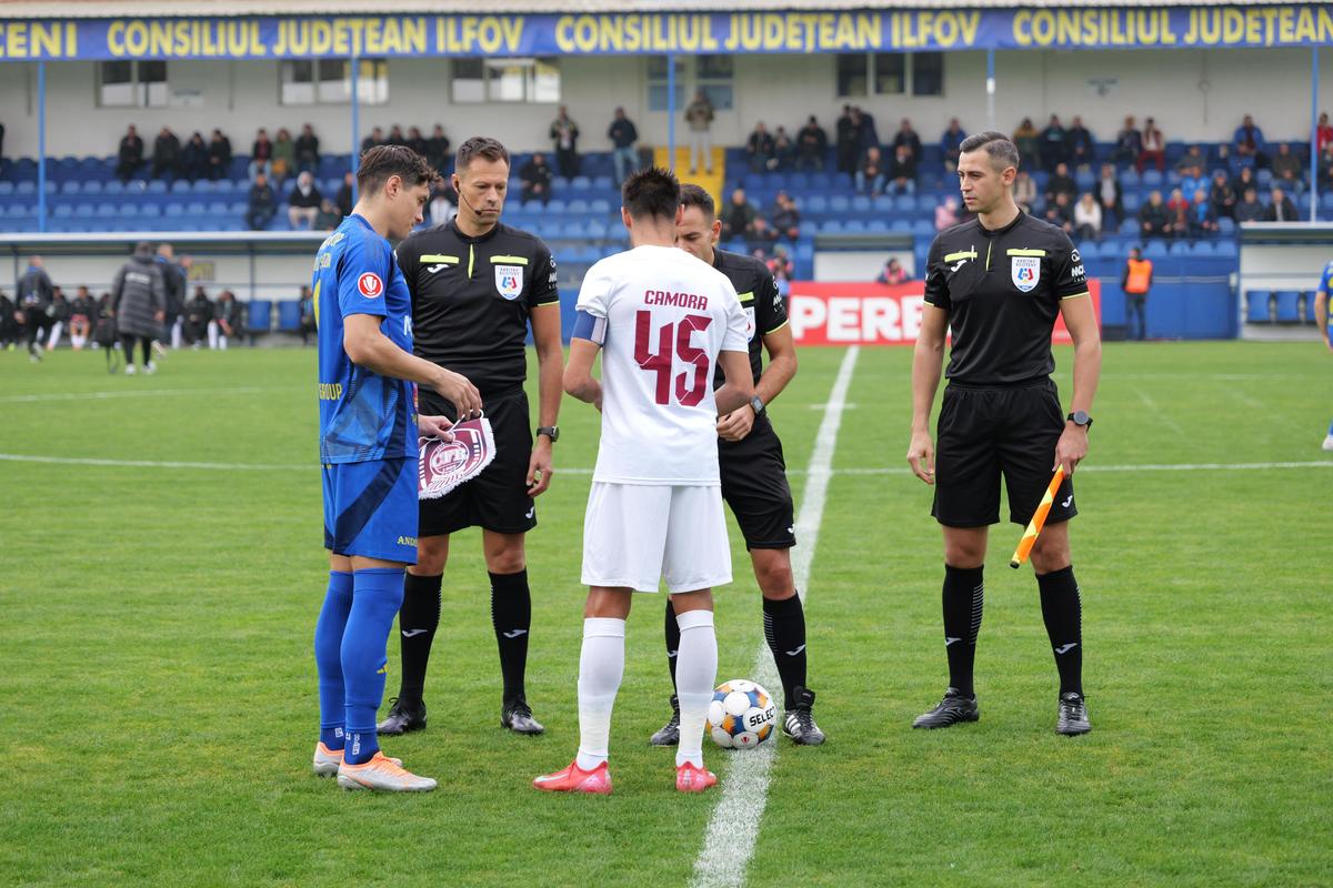 Unirea Slobozia - CFR Cluj, duel din etapa a 16-a din Superligă