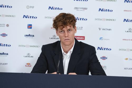Jannik Sinner la o conferinta de presă  FOTO Imago Images