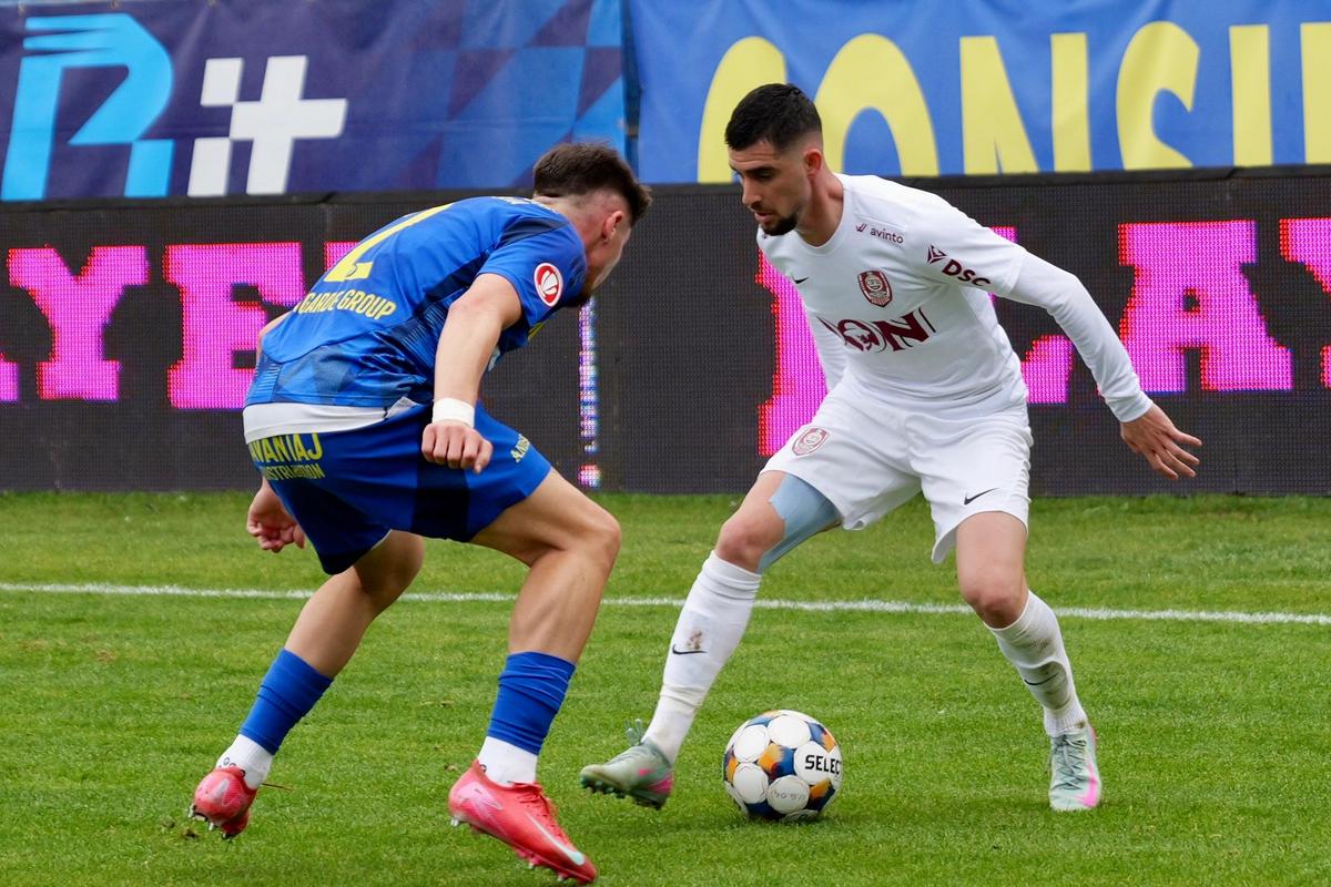 Unirea Slobozia - CFR Cluj, duel din etapa a 16-a din Superligă