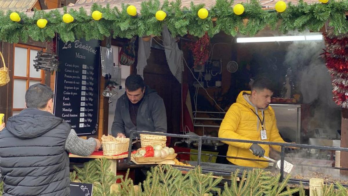 Liviu Ganea, la Târgul de Crăciun