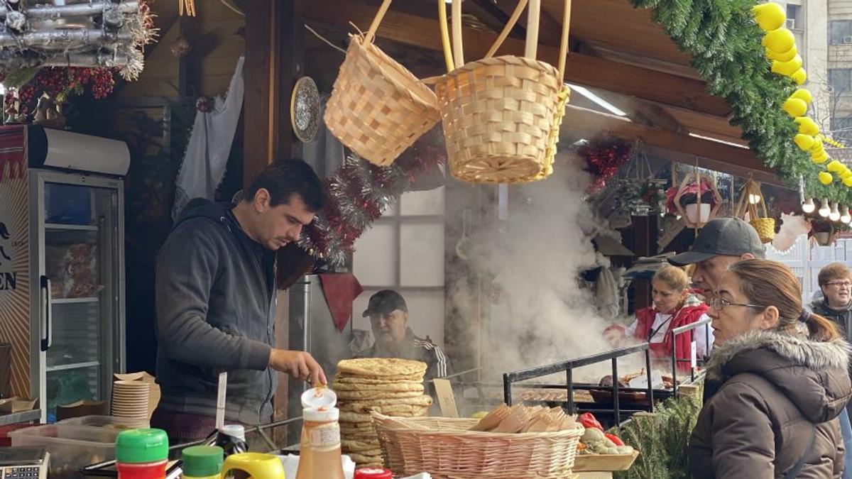 Liviu Ganea, la Târgul de Crăciun