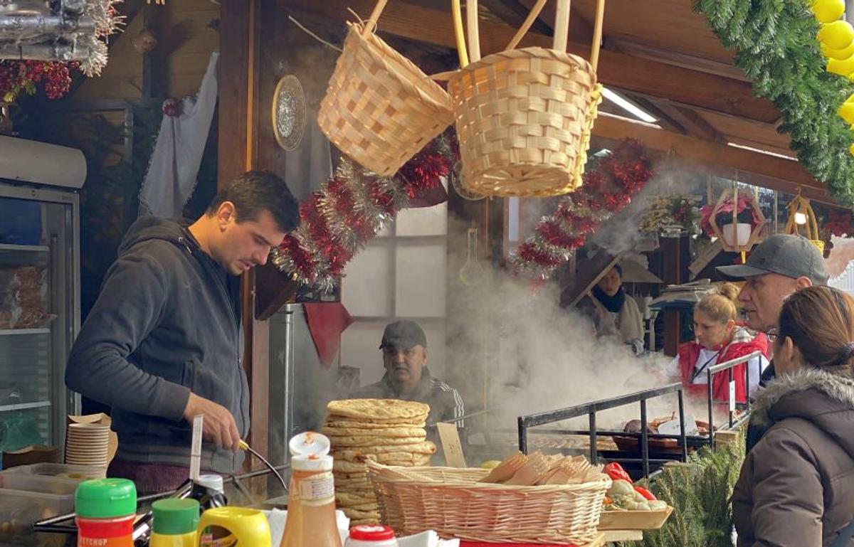 Liviu Ganea, la Târgul de Crăciun