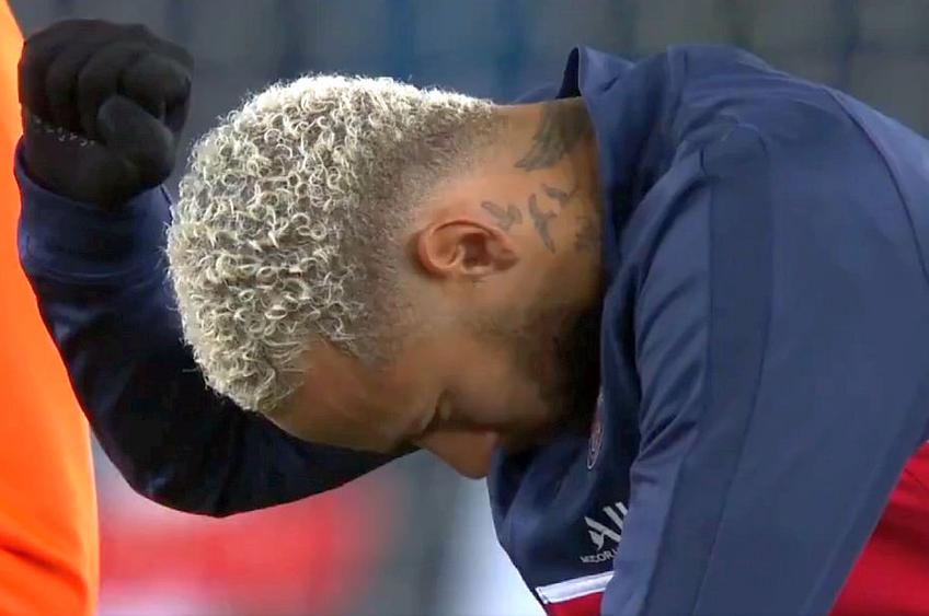 Neymar, afectat în timpul protestului