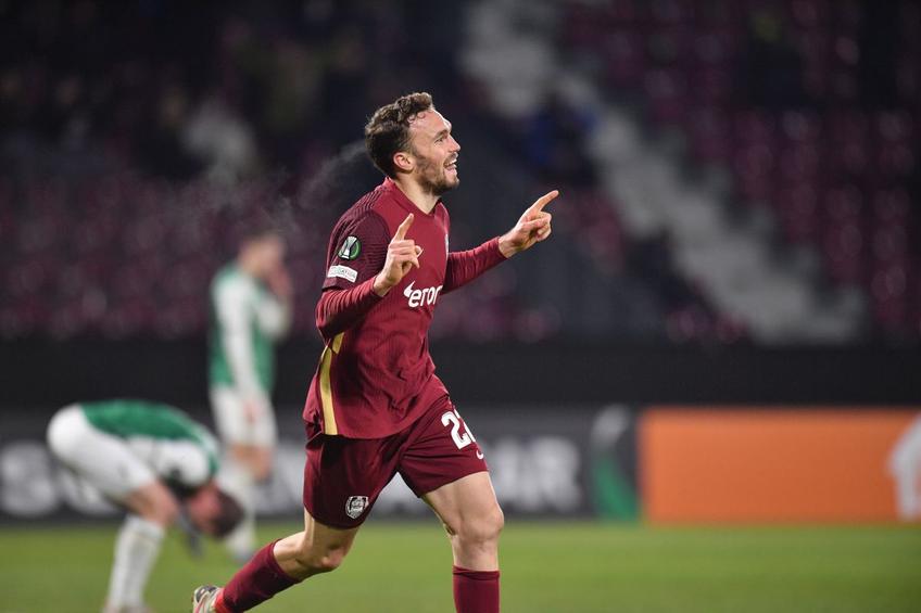 CFR Cluj a învins-o pe Jablonec în ultimul meci al Grupei D din Conference League, scor 2-0.