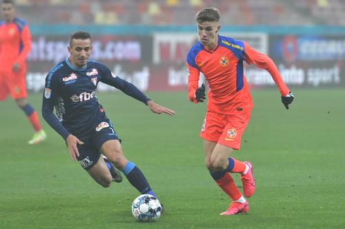Octavian Popescu, în FCSB - UTA // foto: Imago Images