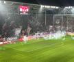 S-au aruncat torțe și petarde în Rapid - FC Voluntari