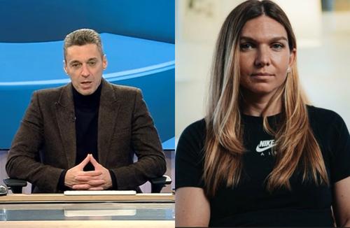 Mircea Badea și Simona Halep