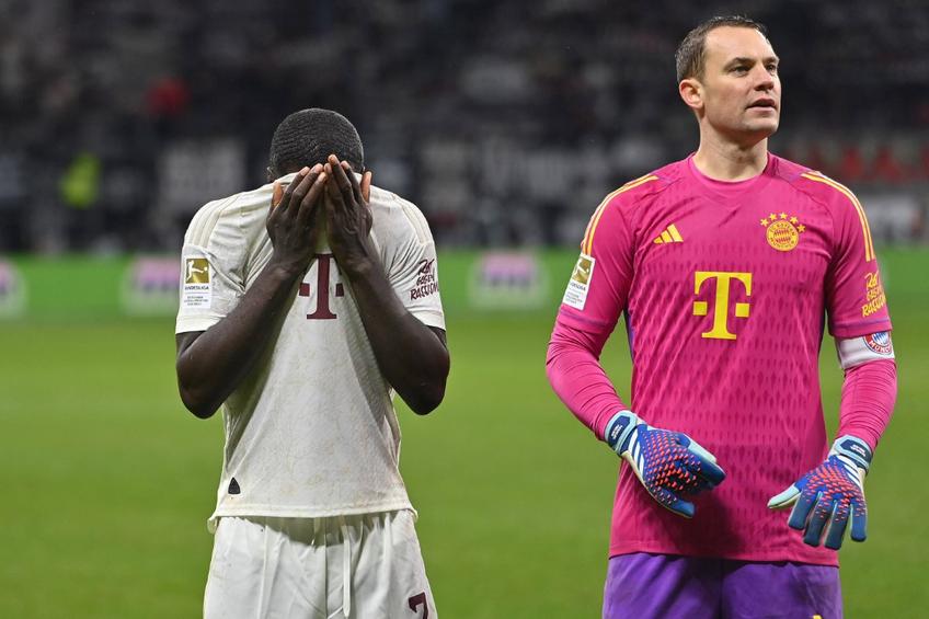 Bayern Munchen, campioana din Bundesliga, a suferit prima înfrângere din acest sezon, 1-5 pe terenul lui Eintracht Frankfurt. Foto: Imago