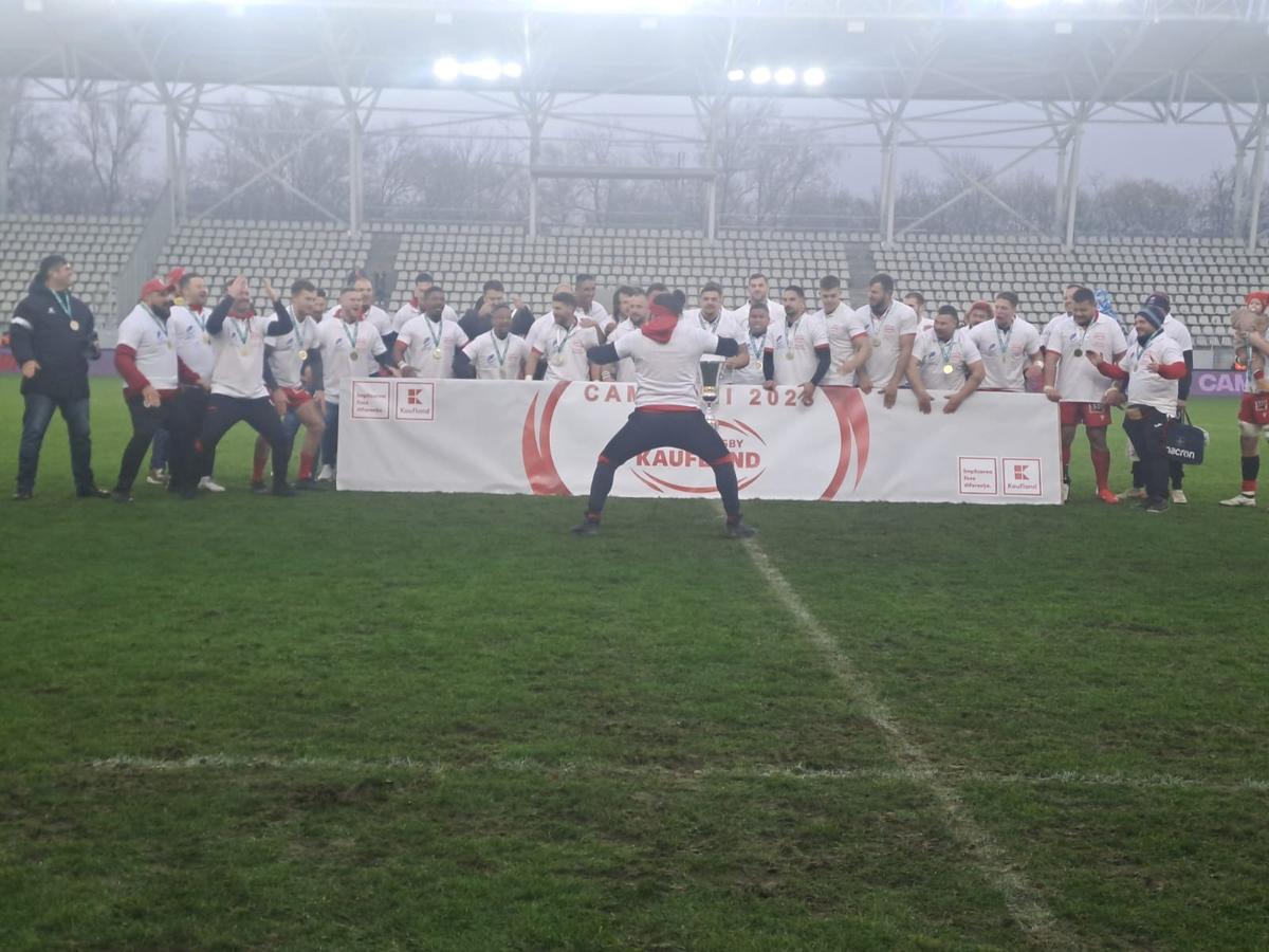 Dinamo, campioană națională la rugby! Buldogii o întorc pe Știința Baia Mare în ultimele minute și încheie seceta de 15 ani