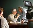 Adam Driver și regizorul Michael Mann în timpul filmărilor Foto Imago