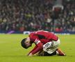 Căpitanul Bruno Fernandes, puternic afectat de eșecul lui Manchester United cu Bournemouth. Foto: Guliver/GettyImages