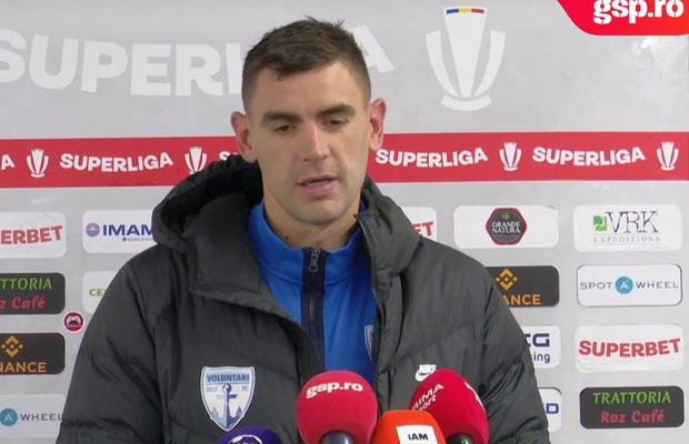 Cum au reacționat jucătorii de la FC Voluntari când au auzit că fanii Rapidului cântă pentru ei: „La final au fost aplauze sincere”