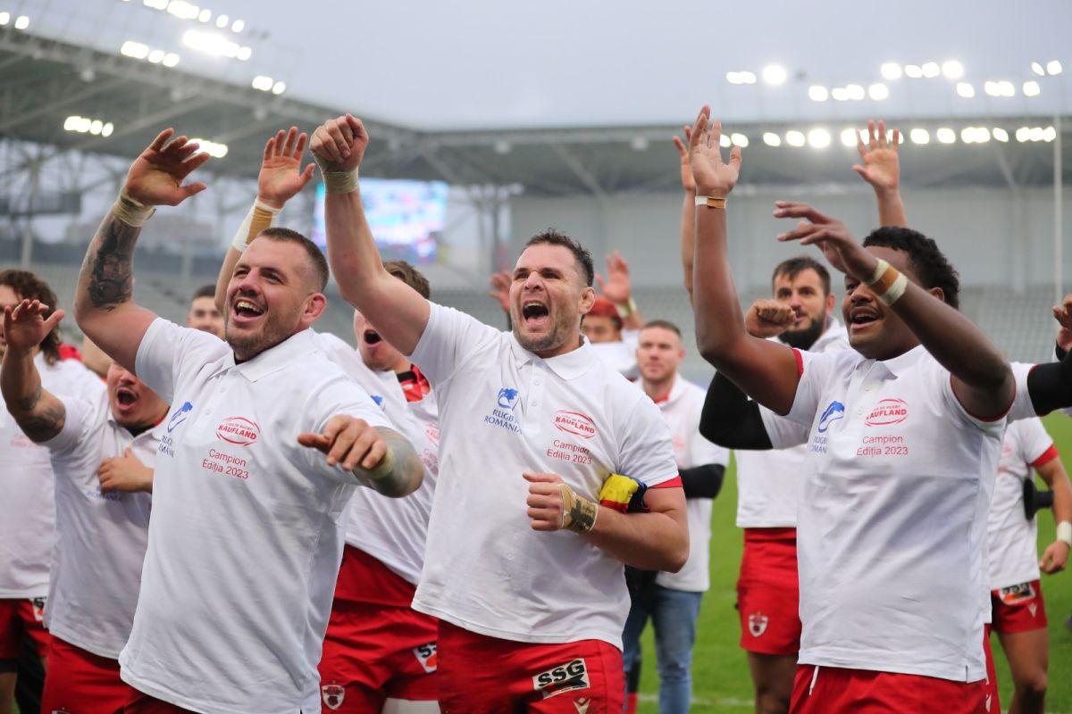 Dinamo, campioană națională la rugby! Buldogii o întorc pe Știința Baia Mare în ultimele minute și încheie seceta de 15 ani