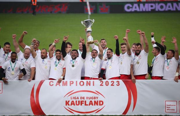 Dinamo, campioană națională la rugby! Buldogii o întorc pe Știința Baia Mare în ultimele minute și încheie seceta de 15 ani