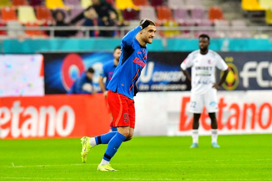 Daniel Bîrligea în FCSB - Botoșani, foto: Cristi Preda Gigi Becali a intrat în direct cu o veste de IMPACT: „Azi a venit oferta. Îmi dau 10 milioane de euro pe el”