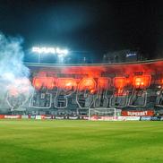 Atmosfera de la derby-ul Clujului / Sursă foto: Facebook@ U Cluj