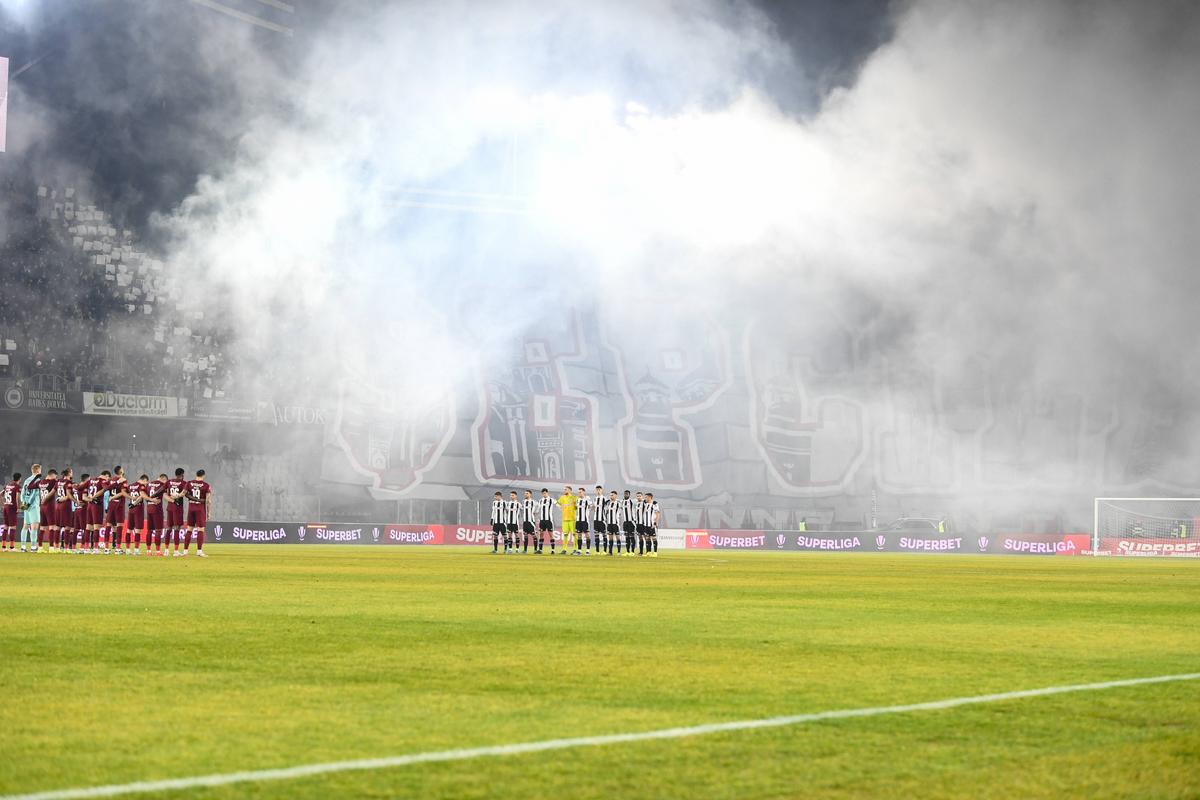 Atmosferă incredibilă la U Cluj - CFR Cluj / Foto: Imago