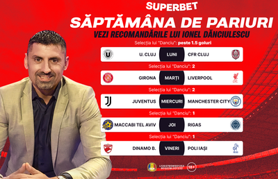 Supersăptămâna de pariuri cu Ionel Dănciulescu