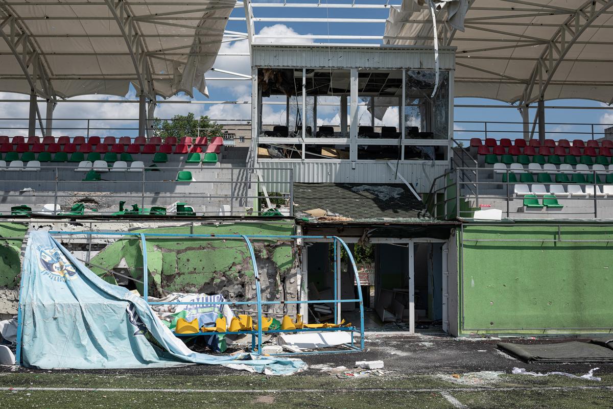 Stadioanele din Ucraina » Cum au ajuns să arate din cauza războiului declanșat de Rusia