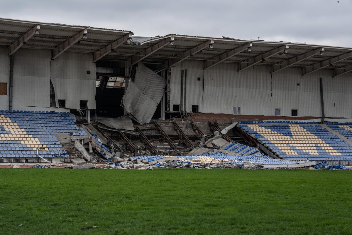 Stadioanele din Ucraina » Cum au ajuns să arate din cauza războiului declanșat de Rusia