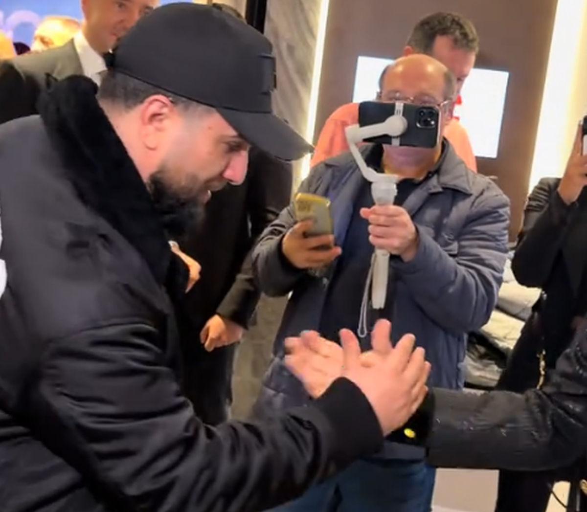 Gigi Becali a dat nas în nas cu manelistul Tzancă Uraganu