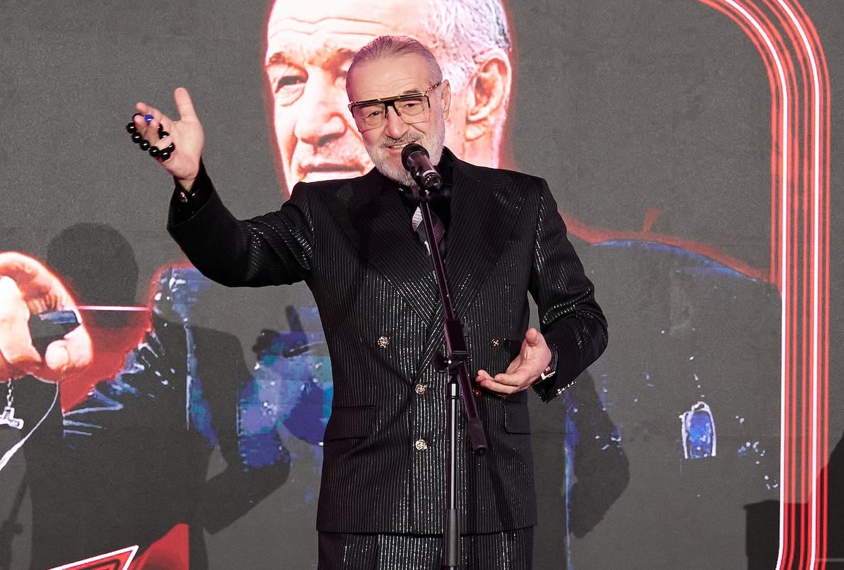 Gigi Becali a dat nas în nas cu manelistul Tzancă Uraganu