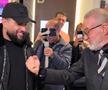 Gigi Becali a dat nas în nas cu manelistul Tzancă Uraganu