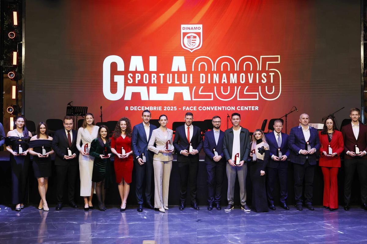 Cele mai spectaculoase imagini de la Gala Sportului Dinamovist 2025