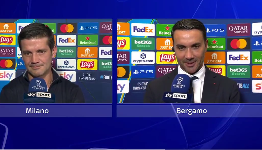Chivu și Palladino După Inter - Liverpool, Chivu a ajuns în direct cu antrenorul adversarei din Serie A: „Fără comentarii...”