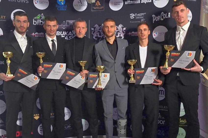 Jucătorii de la FCSB, la Gala Fotbalului Românesc/ foto: Facebook @FCSB