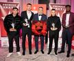 Musi, Stoinov, Cîrjan, Boateng și Karamoko la Gala Fanatik / foto: Silviu Enache