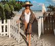 GALERIE FOTO Carmen Negoiță, în costum de baie la munte! Apariție hot a soției fostului finanțator de la Dinamo