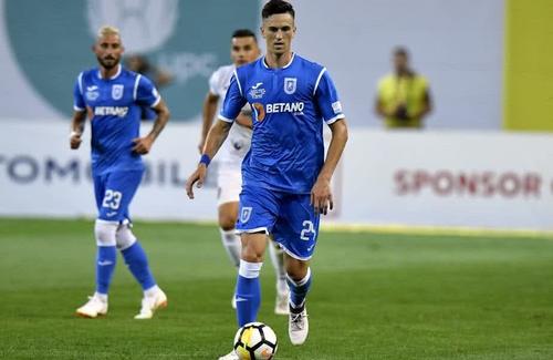 Florin Gardoș, la minge, în perioada petrecută la CS U Craiova