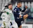 Juventus - Sassuolo 3-1. Vlad Chiricheș, ezitare decisivă în fața campioanei Italiei, după o repriză perfectă. Cum s-a descurcat în fața lui Ronaldo