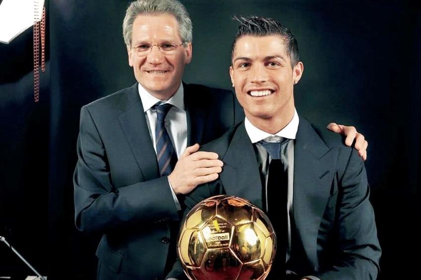 Ladislau Boloni, alături de Cristiano Ronaldo