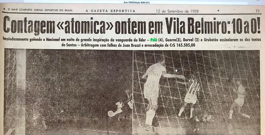 Gazeta Esportiva menționa cele patru goluri ale lui Pele Cum a ajuns Pele golgheter