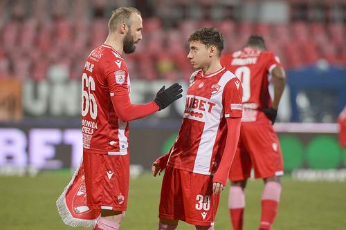 Ante Puljic, în stânga, în ultima perioadă de la Dinamo