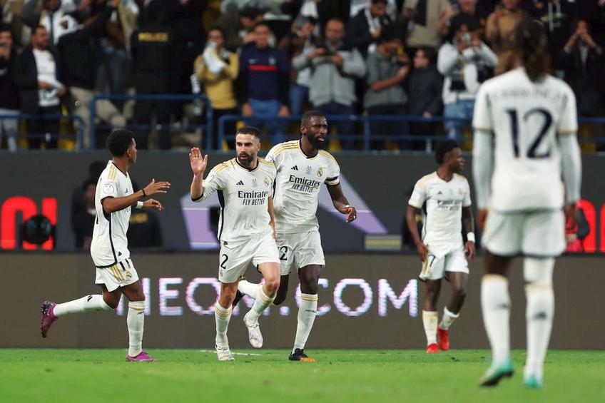 Real Madrid a câștigat cu Atletico, scor 5-3 după prelungiri, în prima semifinală din Supercupa Spaniei/ foto Guliver/GettyImages
